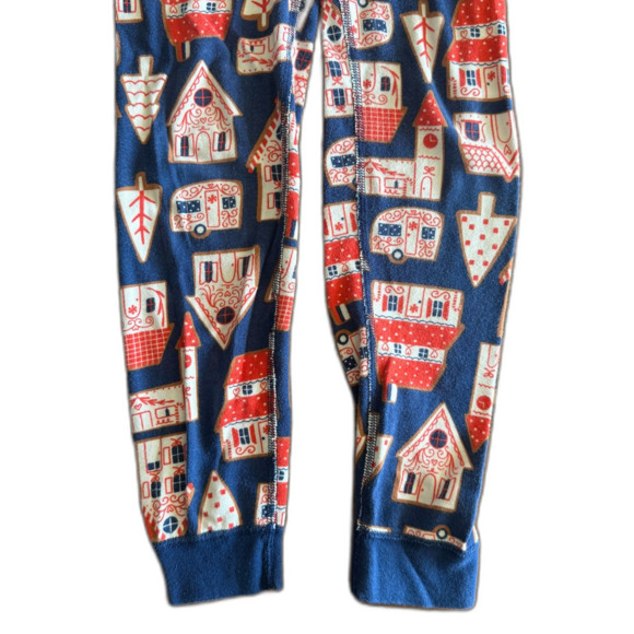 Hanna Andersson Gingerbread Village Pajama Set Youth 10 - Picture 7 of 9
